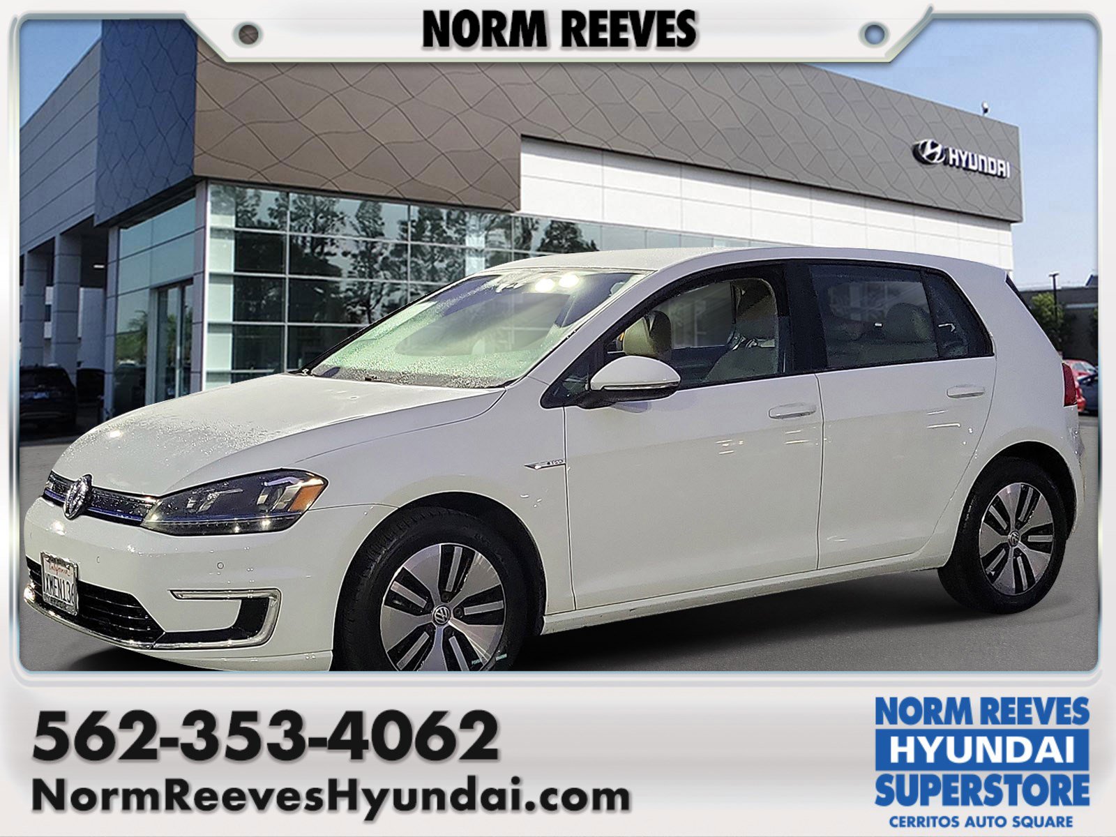 Used 2016 Volkswagen e-Golf SEL Premium image 1