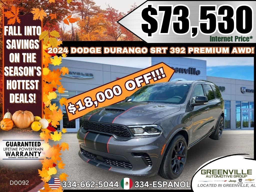 New 2024 Dodge Durango SRT