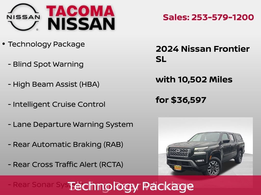 Used 2024 Nissan Frontier SL w/ Technology Package image 8