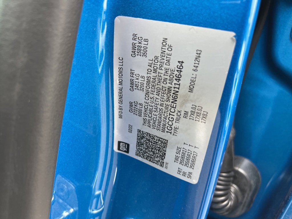 Used 2022 Chevrolet Colorado LT w/ Chrome Appearance Package image 33