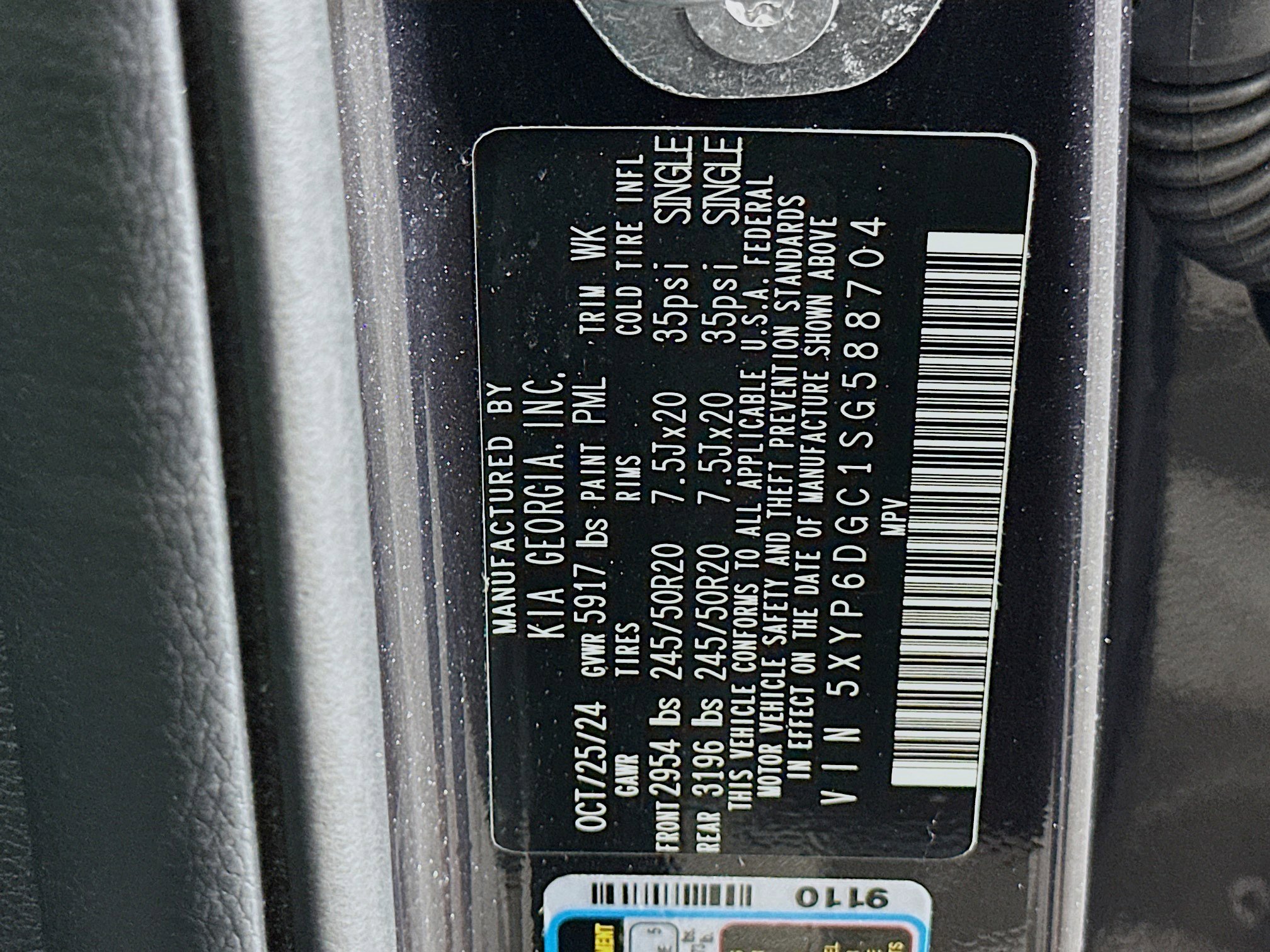 Used 2025 Kia Telluride S AWD/4WD image 12