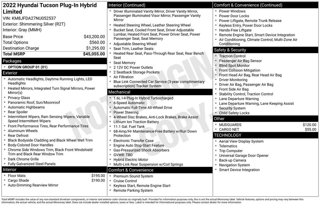 Used 2022 Hyundai Tucson Limited image 16