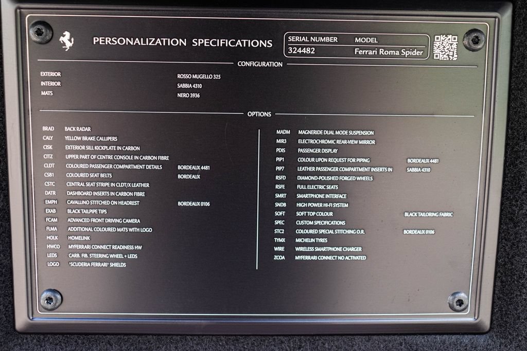 Certified 2025 Ferrari Roma Spider RWD image 57