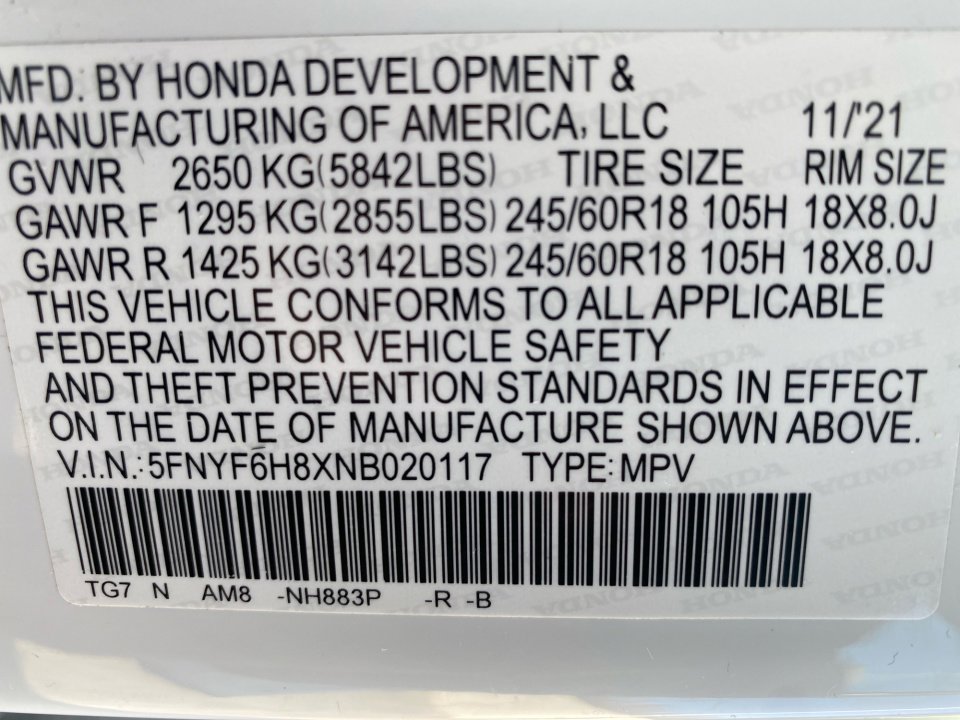 Used 2022 Honda Pilot TrailSport image 38