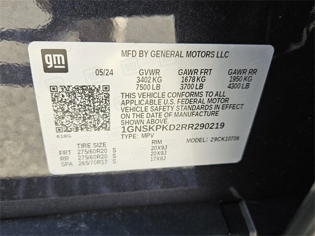 Used 2024 Chevrolet Tahoe Z71 w/ Luxury Package image 14