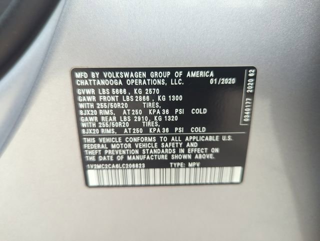 Used 2020 Volkswagen Atlas Cross Sport SEL image 34