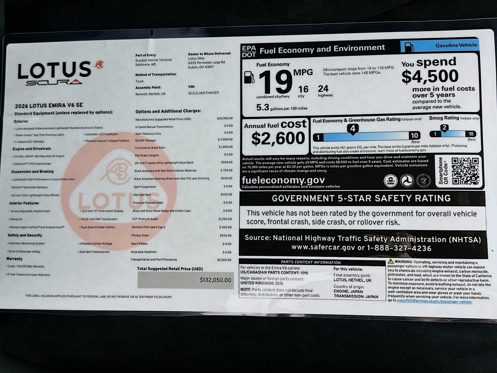 New 2026 Lotus Emira RWD image 40