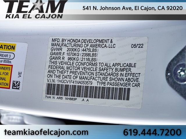 Used 2022 Honda Accord Sport Special Edition image 32