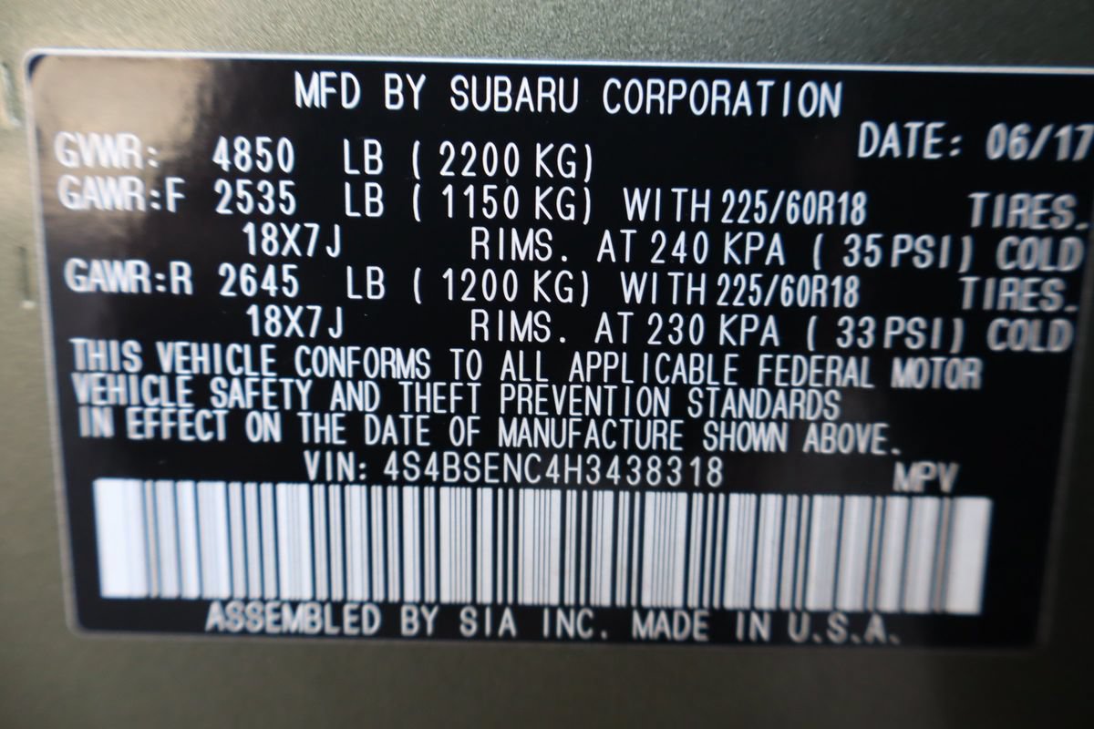 Used 2017 Subaru Outback 3.6R Limited AWD/4WD image 47