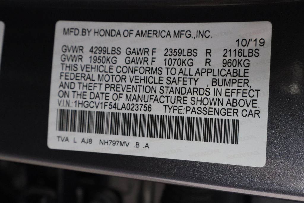 Used 2020 Honda Accord EX-L image 39