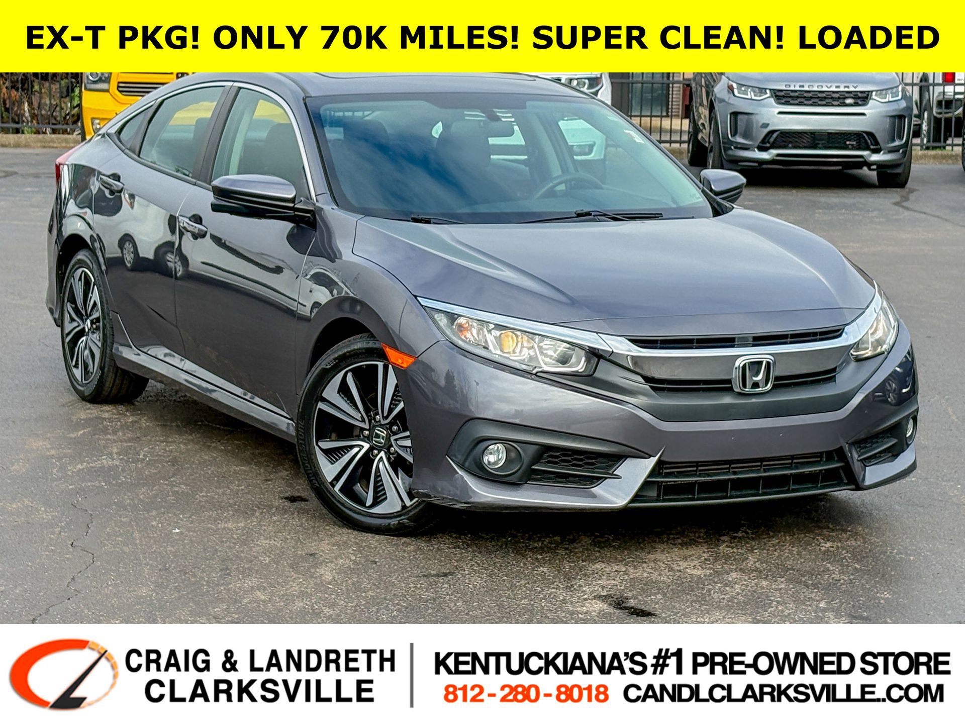 Used 2017 Honda Civic EX-T
