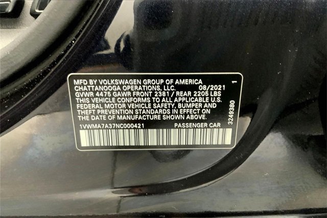 Used 2022 Volkswagen Passat 2.0T R-Line image 35