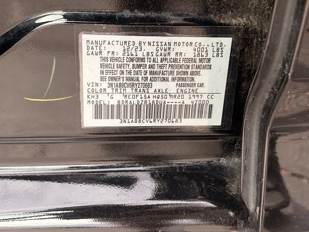 Certified 2024 Nissan Sentra SV FWD image 31