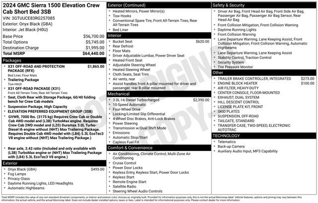 Used 2024 GMC Sierra 1500 Elevation AWD/4WD image 38