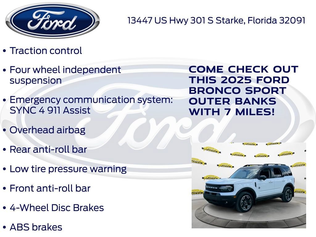 New 2025 Ford Bronco Sport Outer Banks w/ Outer Banks Tech Package+ image 25