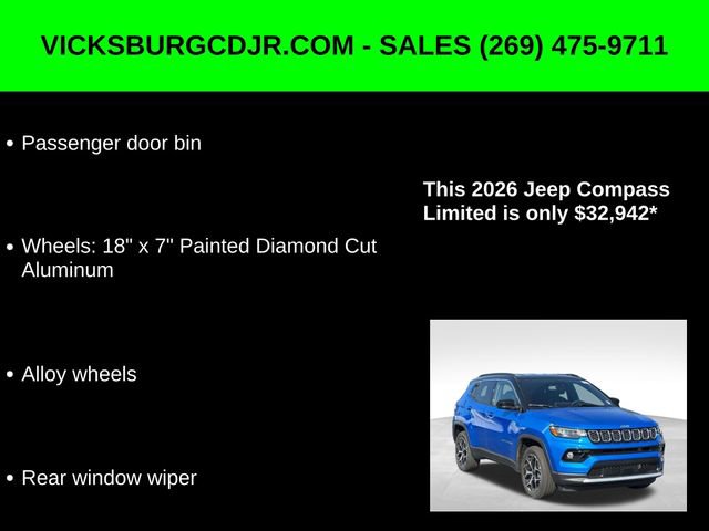 New 2026 Jeep Compass Limited image 33