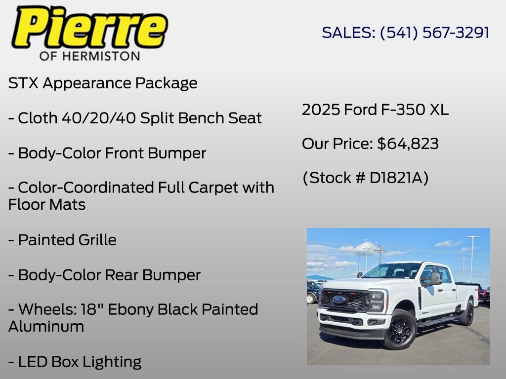 Used 2025 Ford F350 XL w/ STX Appearance Package AWD/4WD image 6