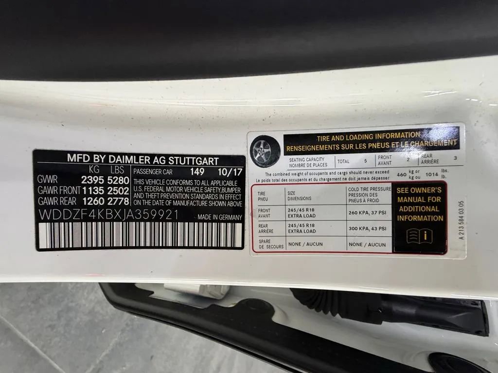 Used 2018 Mercedes-Benz E 300 4MATIC w/ Premium 1 Package image 23