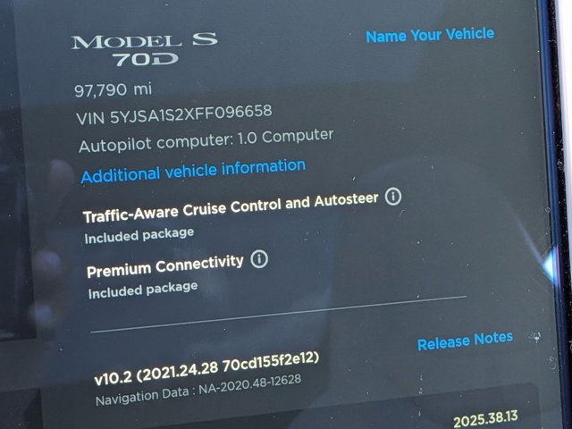 Used 2015 Tesla Model S 70D AWD/4WD image 9