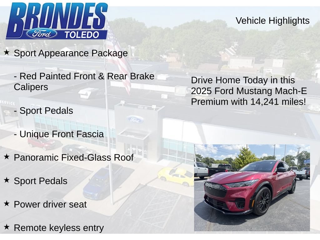 Used 2025 Ford Mustang Mach-E Premium w/ Sport Appearance Package AWD/4WD image 17