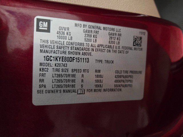 Used 2013 Chevrolet Silverado 2500 LTZ w/ LTZ Plus Package image 89