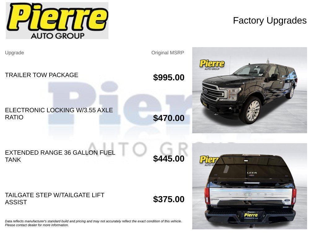 Used 2018 Ford F150 Limited w/ Trailer Tow Package AWD/4WD image 14