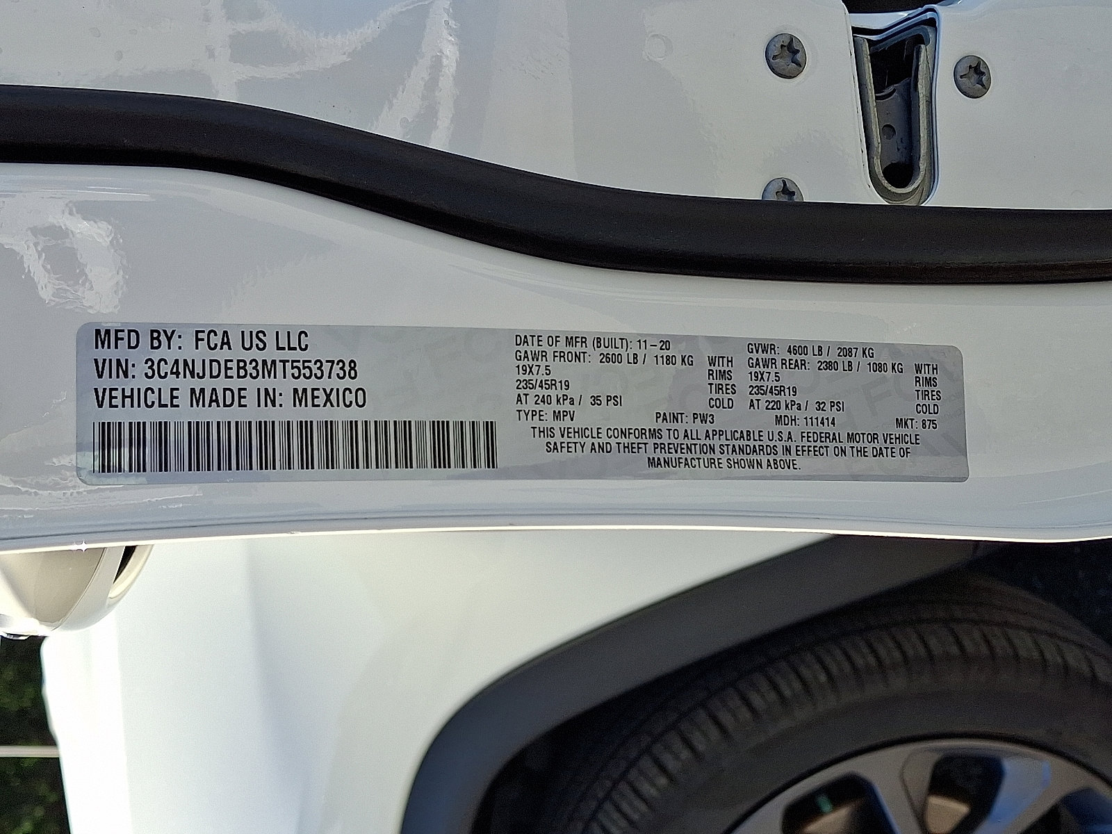 Used 2021 Jeep Compass Latitude w/ Sun and Sound Group image 28