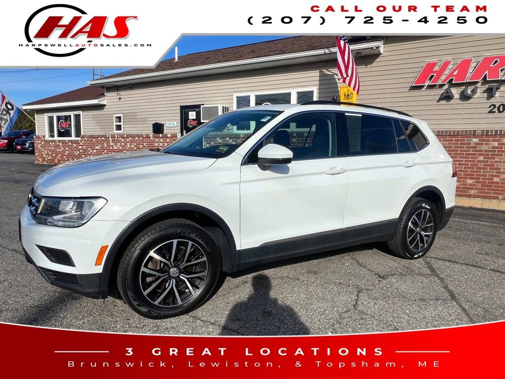 Used 2021 Volkswagen Tiguan SE w/ Panoramic Sunroof Package AWD/4WD image 2