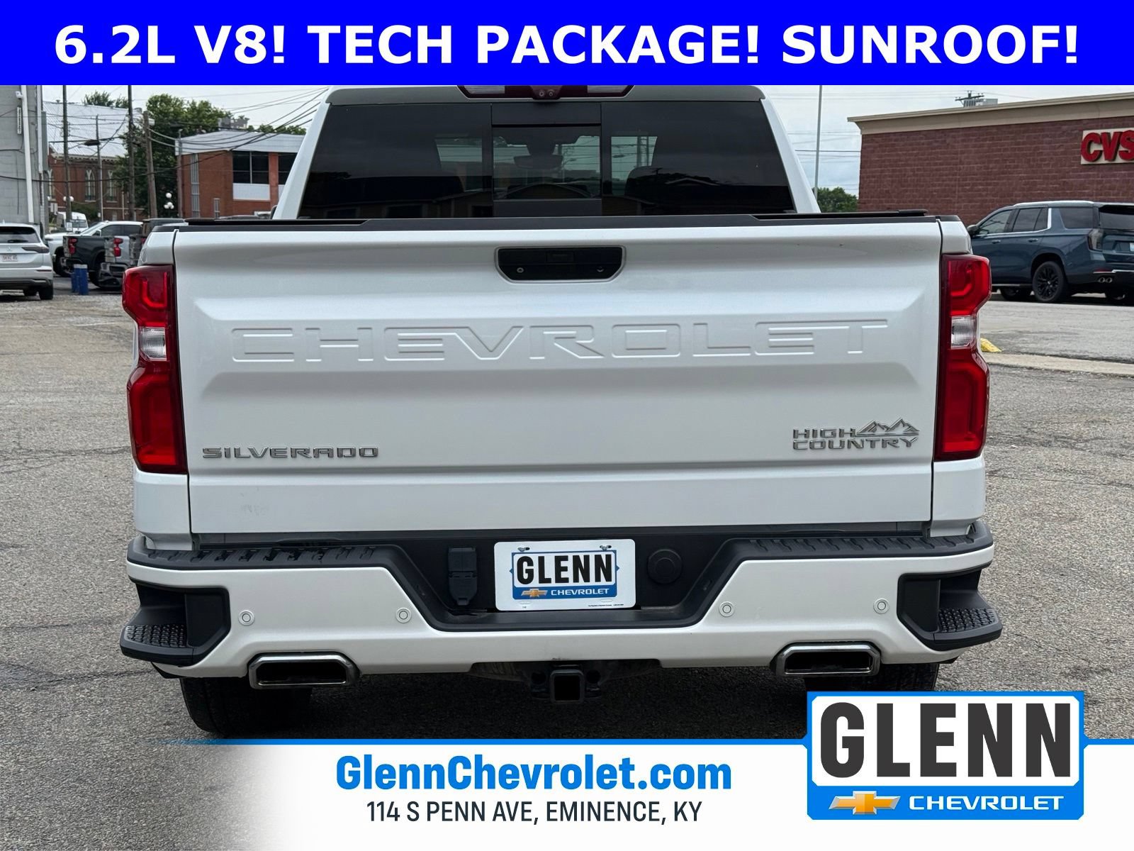 Used 2020 Chevrolet Silverado 1500 High Country w/ Technology Package AWD/4WD image 7