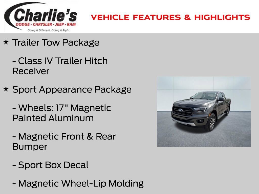 Used 2019 Ford Ranger Lariat w/ Equipment Group 501A Mid AWD/4WD image 7