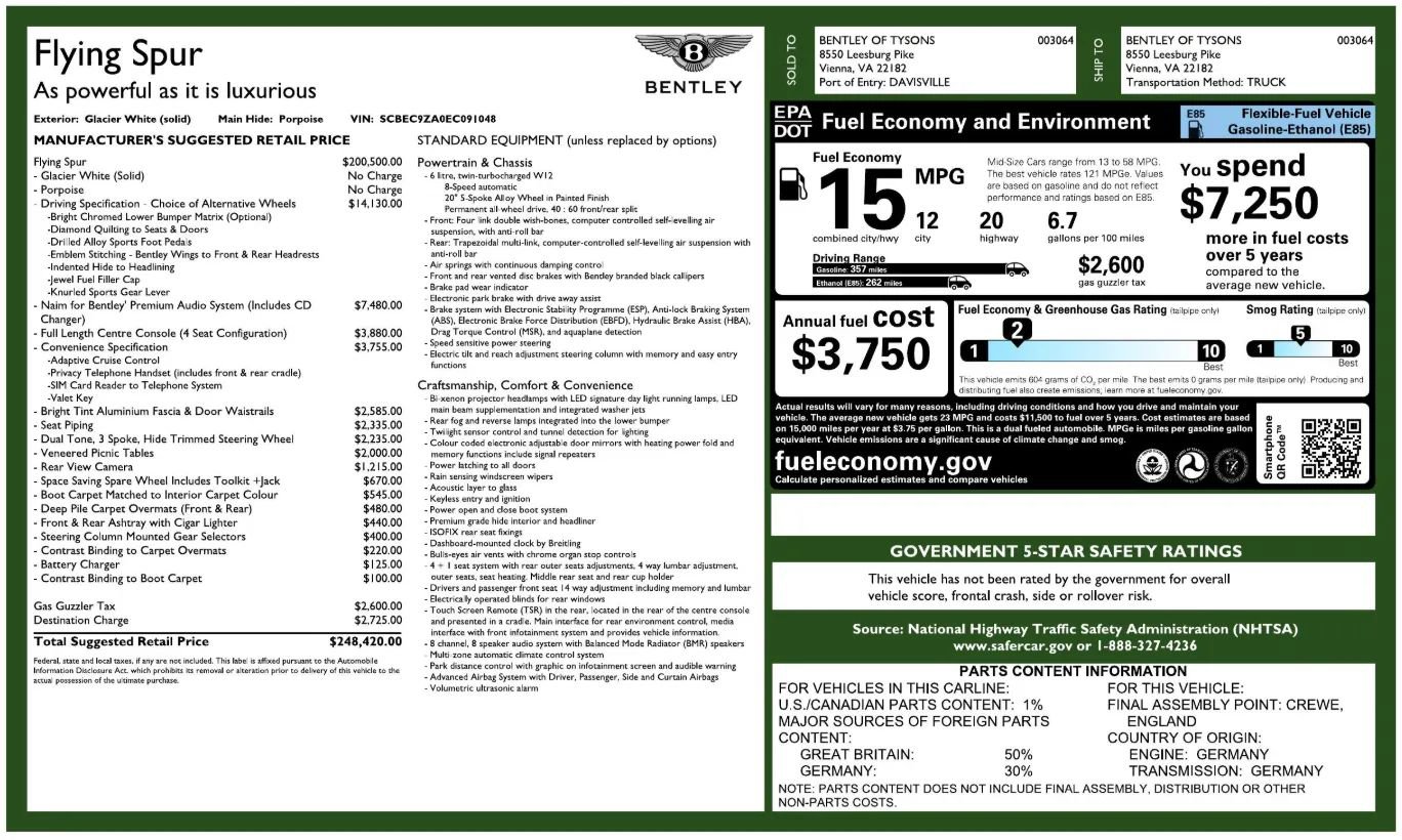 Used 2014 Bentley Flying Spur W12 image 6