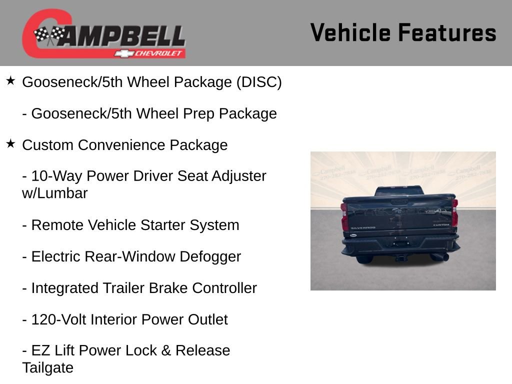 Used 2024 Chevrolet Silverado 2500 Custom w/ Custom Value Package AWD/4WD image 26