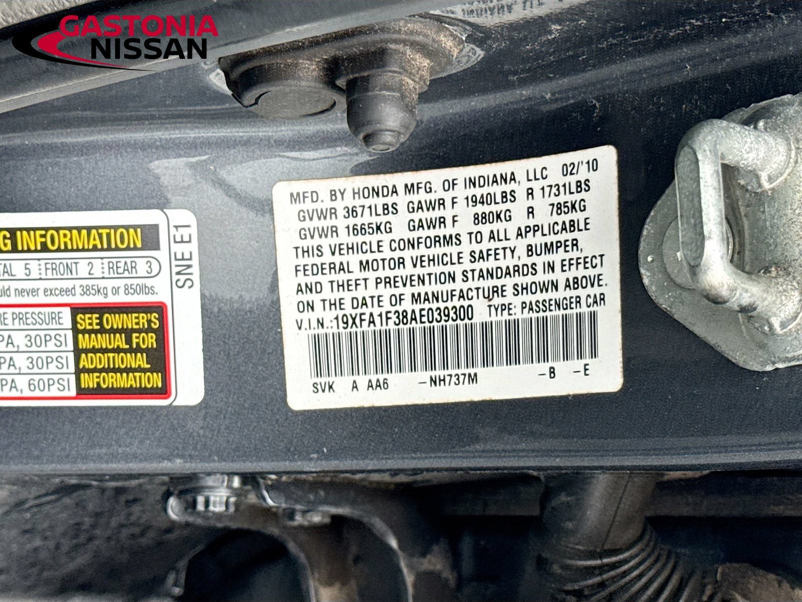 Used 2010 Honda Civic DX-VP image 35