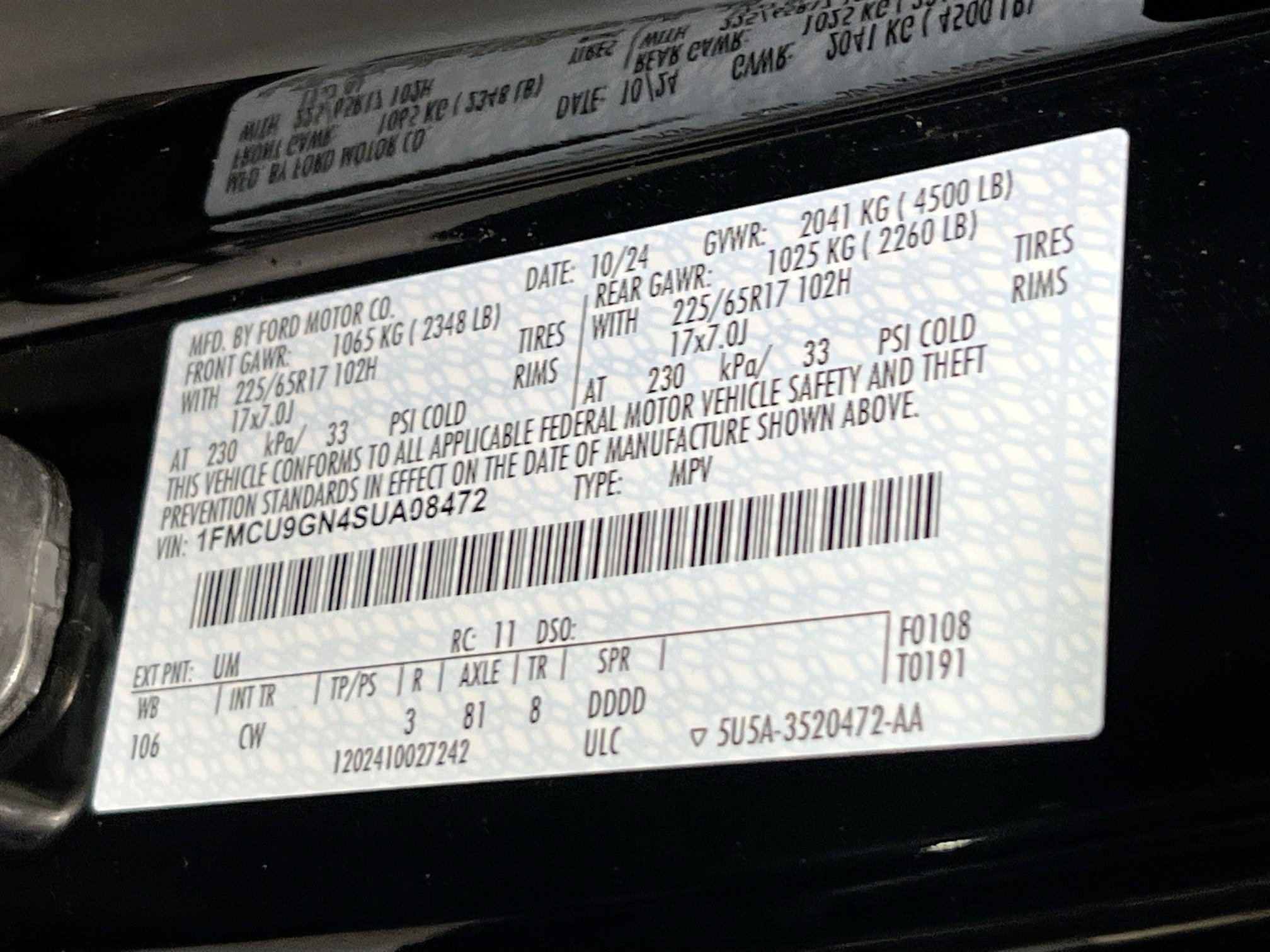 Used 2025 Ford Escape Active w/ Cold Weather Package AWD/4WD image 30