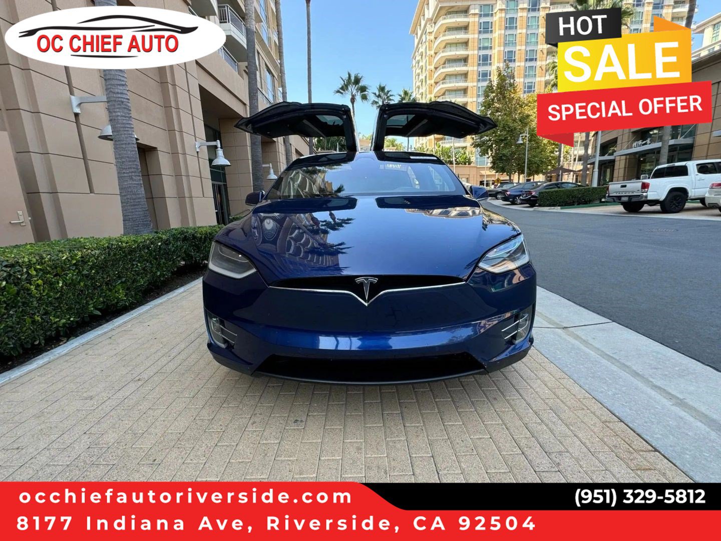 Used 2020 Tesla Model X Long Range AWD/4WD image 1