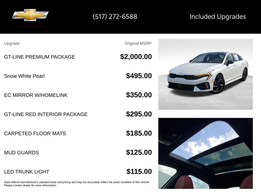 Used 2025 Kia K5 GT-Line w/ GT-Line Premium Package AWD/4WD image 15