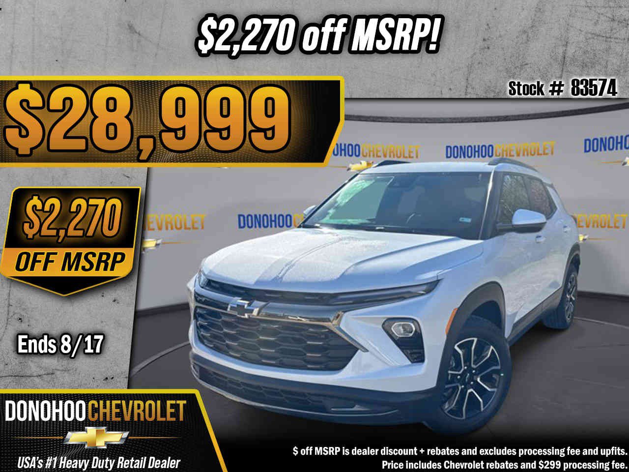 New 2026 Chevrolet TrailBlazer ACTIV w/ Driver Confidence Package FWD image 1