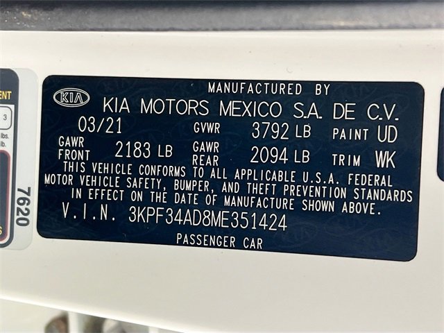 Used 2021 Kia Forte GT-Line w/ GT-Line Premium Package image 31