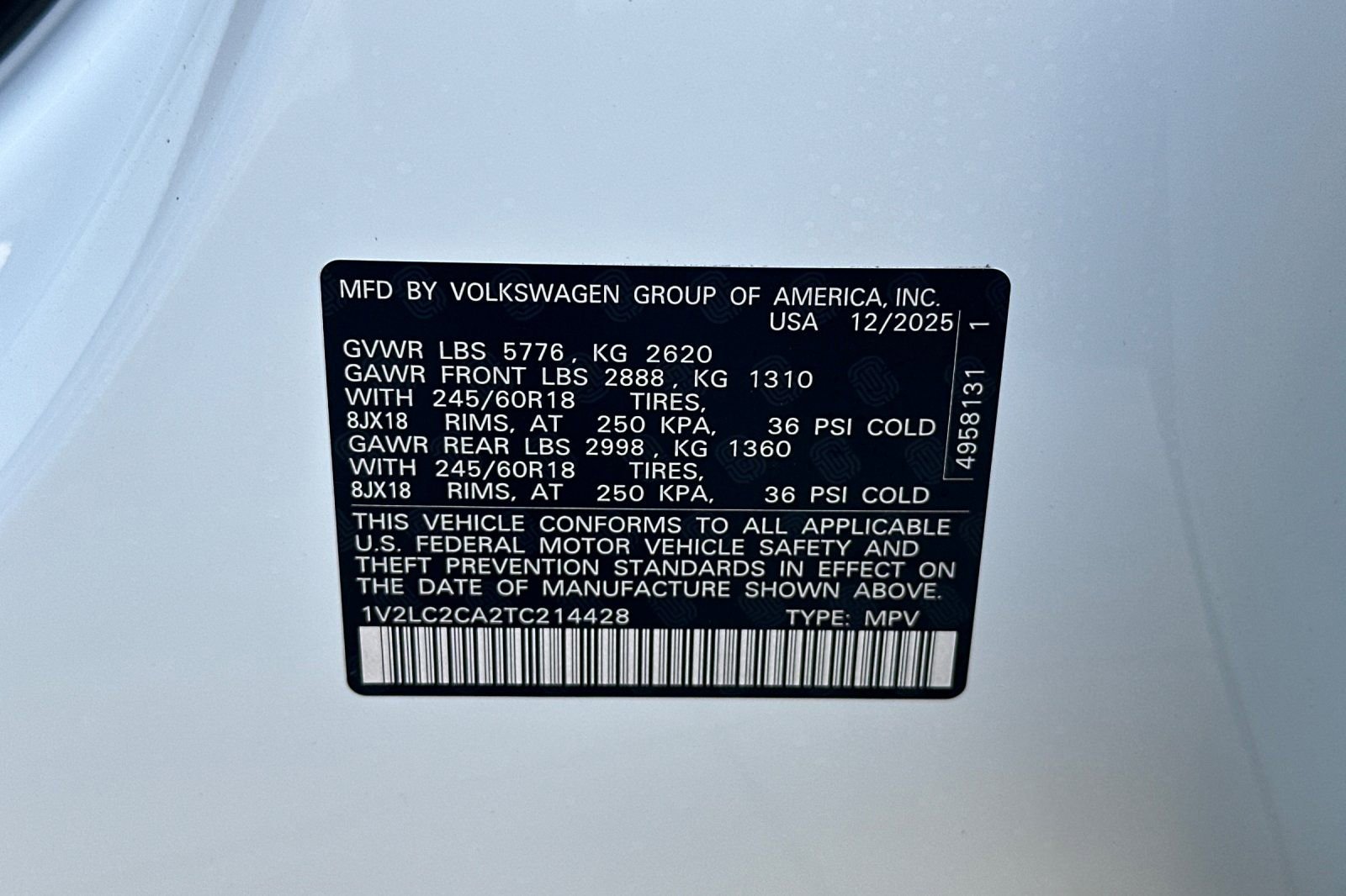 New 2026 Volkswagen Atlas Cross Sport SE AWD/4WD image 23