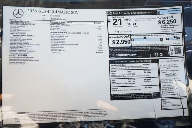 New 2026 Mercedes-Benz GLS 450 4MATIC image 34