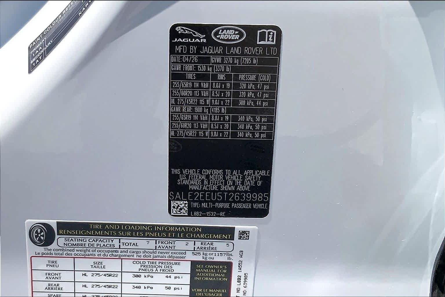 New 2026 Land Rover Defender 110 X-Dynamic SE AWD/4WD image 12