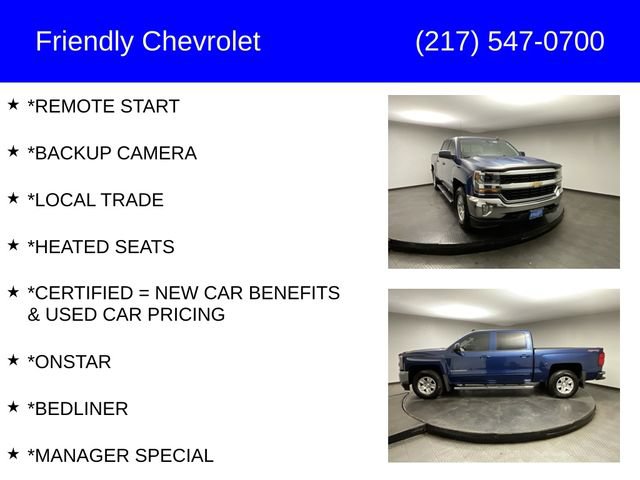 Certified 2017 Chevrolet Silverado 1500 LT w/ All Star Edition AWD/4WD image 6