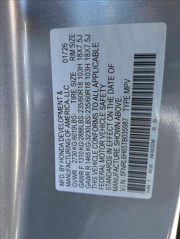 New 2026 Honda Odyssey EX-L image 17