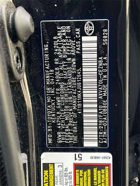 Used 2018 Toyota Camry LE image 19