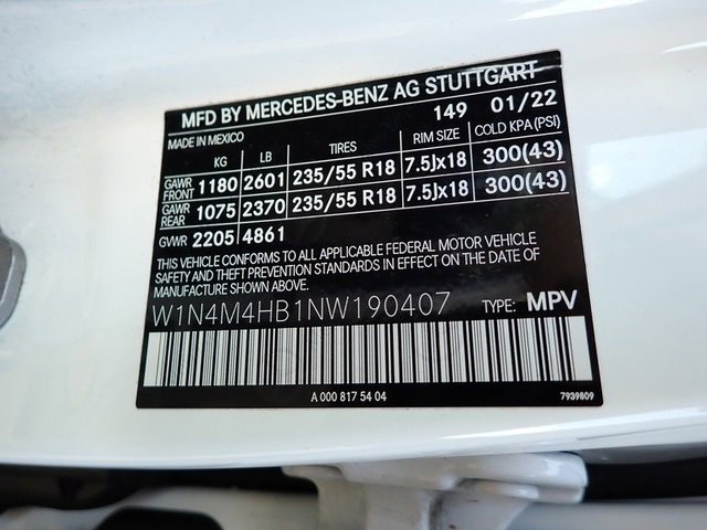 Used 2022 Mercedes-Benz GLB 250 4MATIC w/ Premium Package Lite image 24