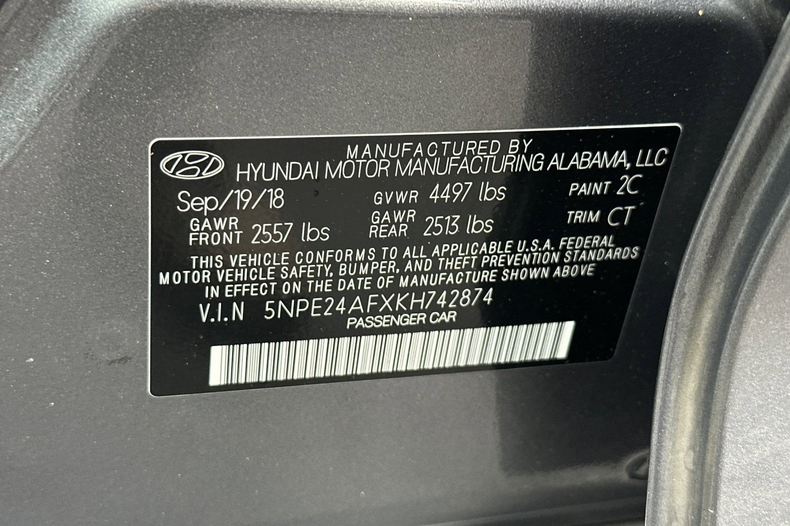 Used 2019 Hyundai Sonata SE image 26