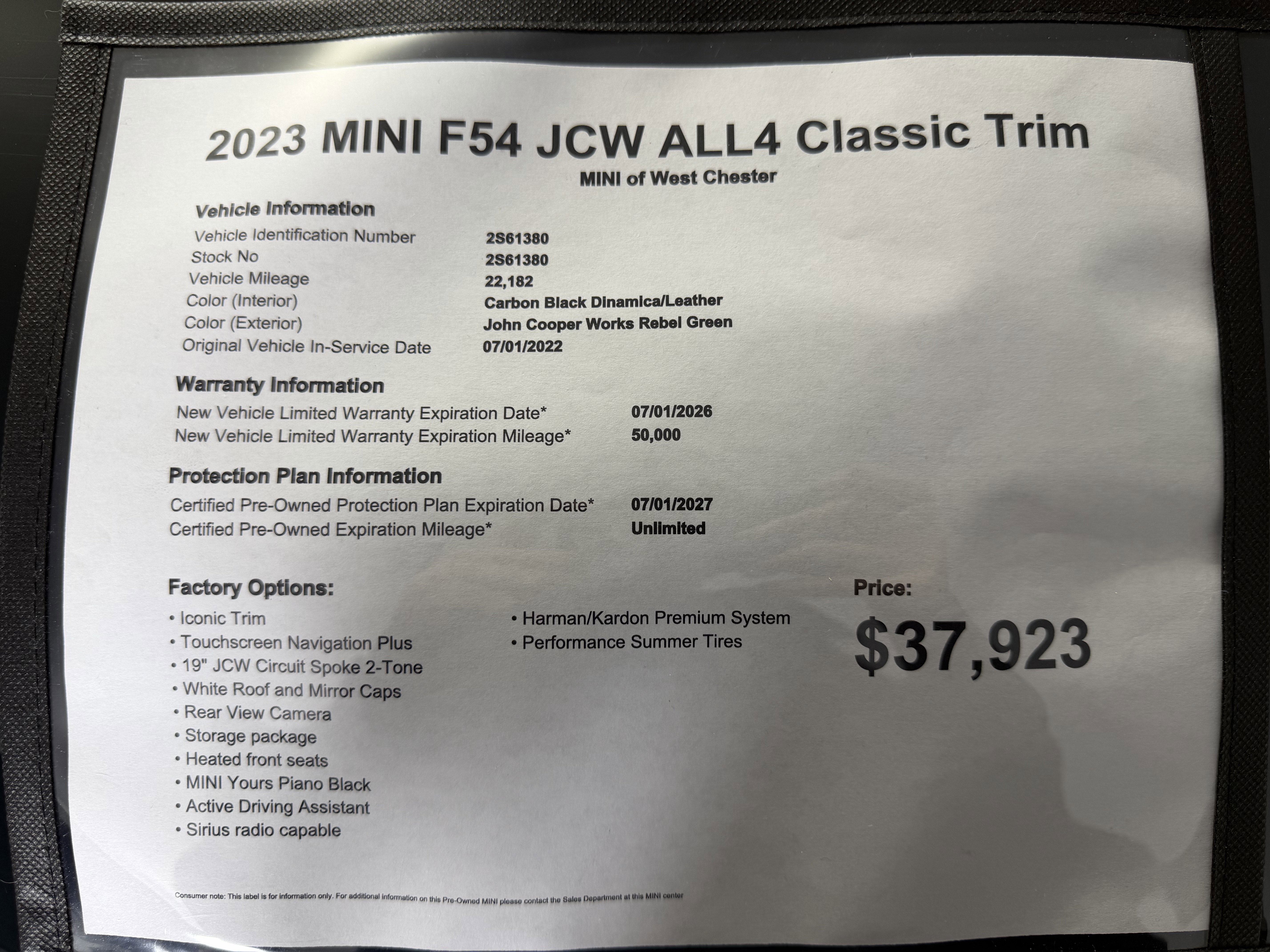 Used 2023 MINI Cooper Clubman John Cooper Works image 19