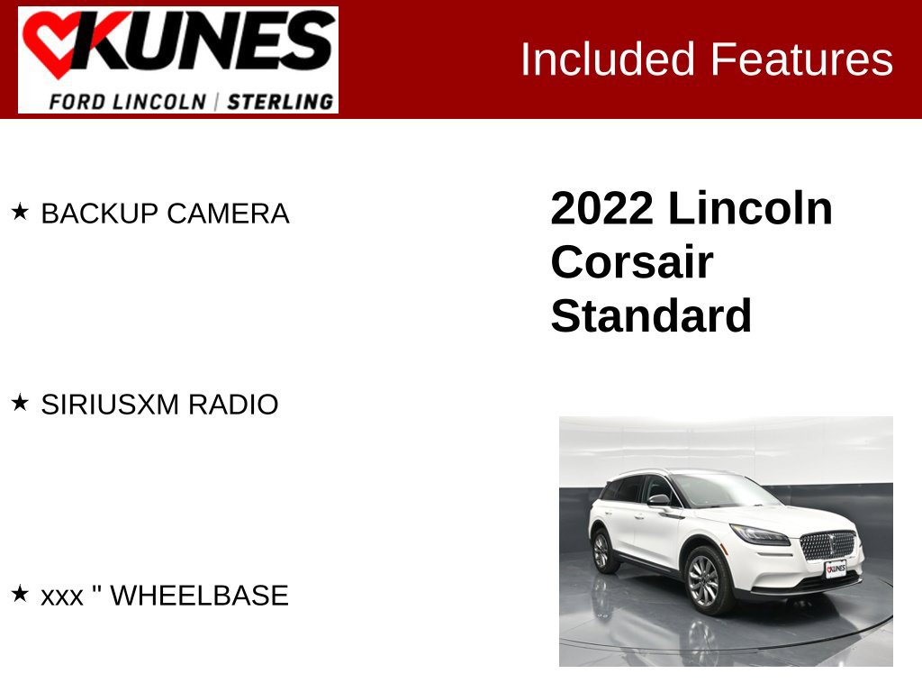 Used 2022 Lincoln Corsair AWD w/ Premium Package image 3