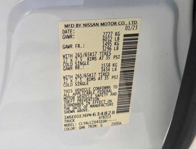 Used 2023 Nissan Frontier SV w/ SV Convenience Package image 23