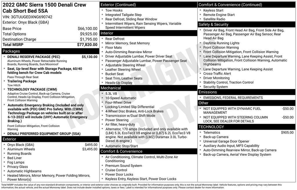 Used 2022 GMC Sierra 1500 Denali w/ Denali Reserve Package image 28